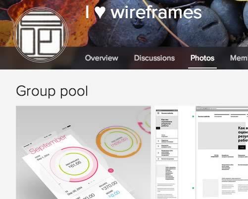 Flickr: I ♥ wireframes